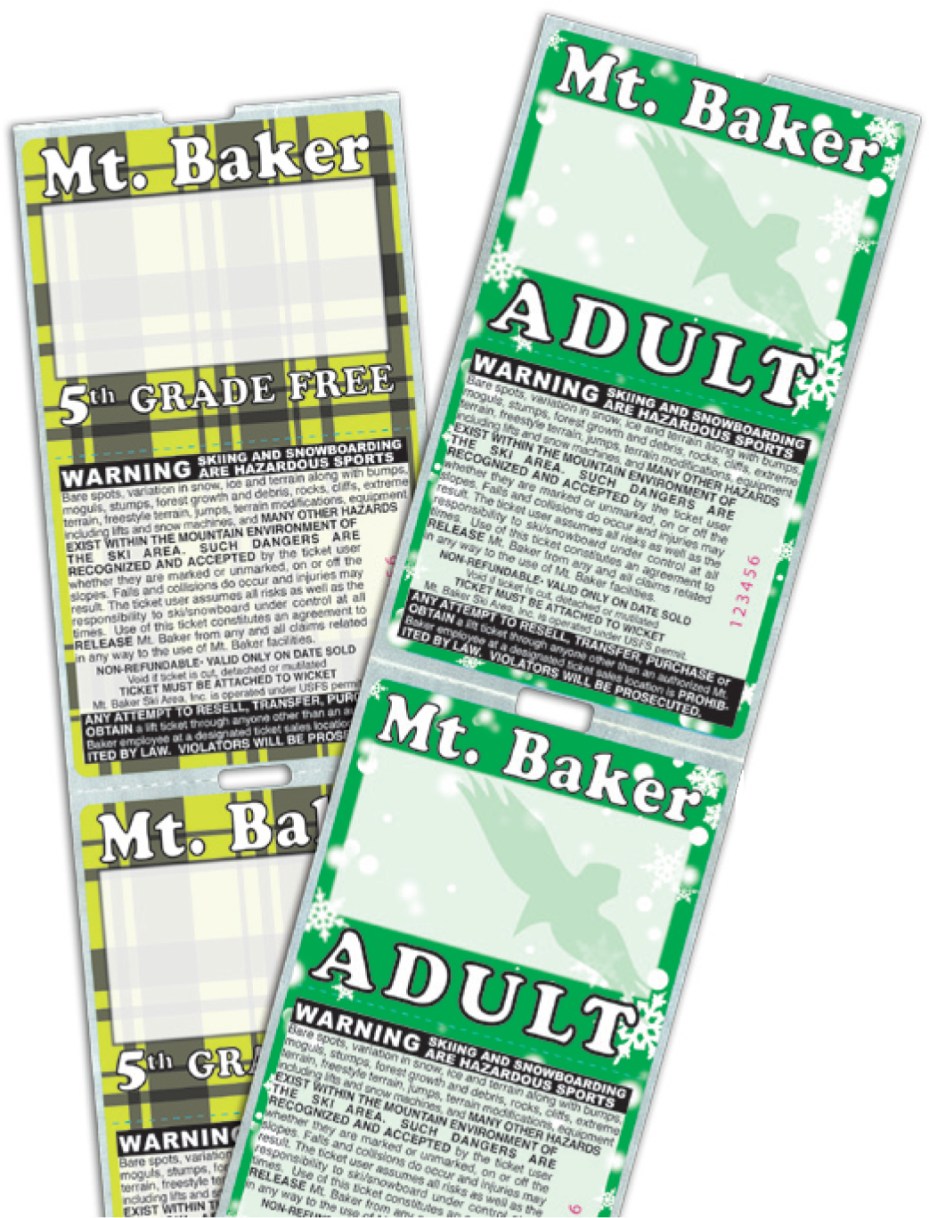 Lift Tickets Printed With New Inks, Coatings And Adhesives - Ink (1043x1368), Png Download