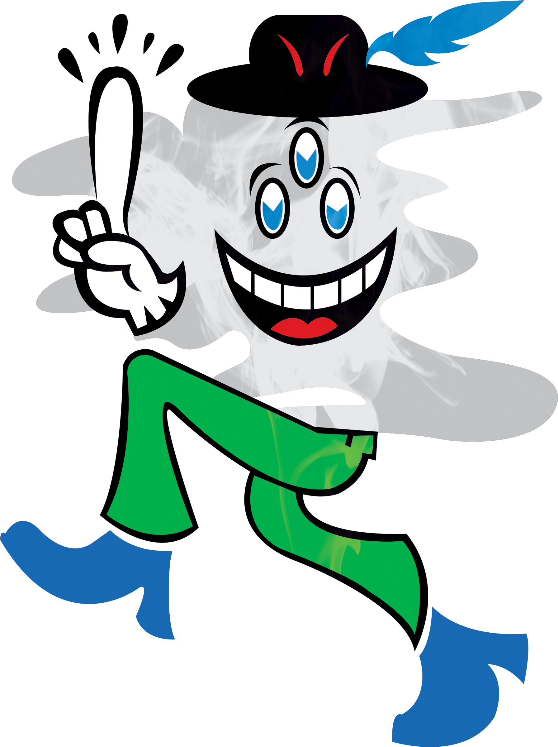 The Doo Dah Man Grateful Dead - Character (1950x2604), Png Download