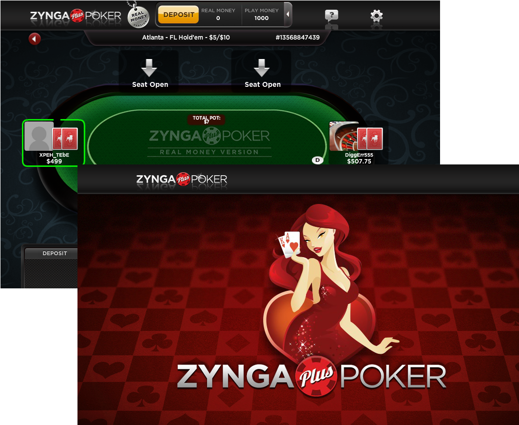 Zynga Poker (1168x876), Png Download