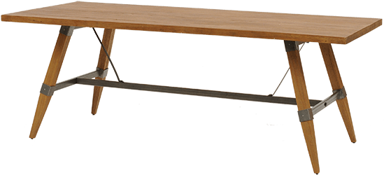 Agios Dining Table Naturalold - Table (600x600), Png Download