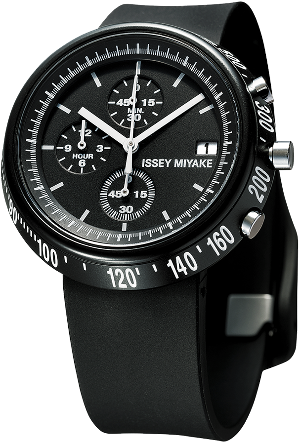 Issey Miyake Trapezoid Black Watch, Steel-0 - Issey Miyake Trapazoid Unisex Quartz Watch With Black (1100x1022), Png Download