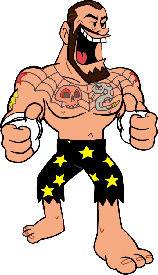 Cm Punkrock Cut By Danger Liam - Cm Punk Rock Flintstones (518x899), Png Download