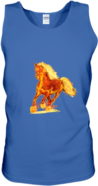 {variant Title} Running Horse Engulfed In Flames - Black And Educated Bae (400x500), Png Download