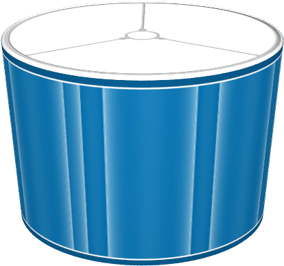 Med Blue & Light Blue Thick & Thin Vertical Stripes - Plastic (674x516), Png Download