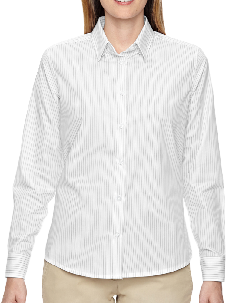 Ladies' Align Wrinkle Resistant Cotton Blend Dobby - Man (1000x1000), Png Download