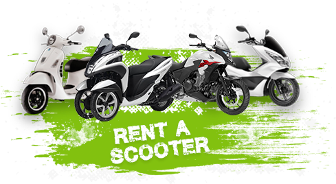 Rent A Scooter Madeira Island - Madeira Roller Mieten (500x300), Png Download