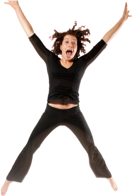 Jacquie Jump Wide - Jumping (500x461), Png Download