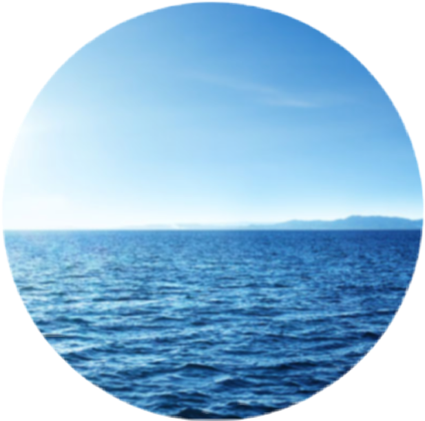 Oceano Fondo Circulo Agua Mar Azul Celeste - Neptune, God Of The Sea Art Print - Mini By Rassva (617x612), Png Download