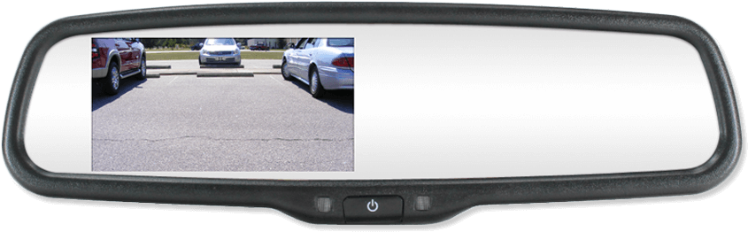 Rostra 250 8208 1 Mirror Tv - Rostra 2508309ir Rearsight 4.3" Mirror Lcd Monitor (900x900), Png Download