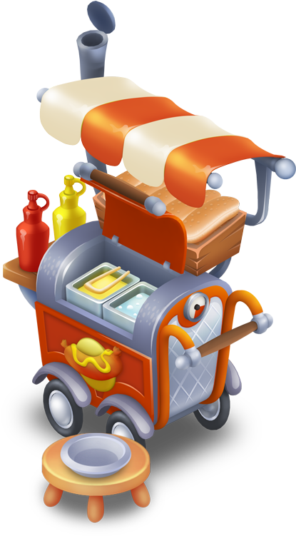 Hot Dog Stand - Hot Dog (750x750), Png Download