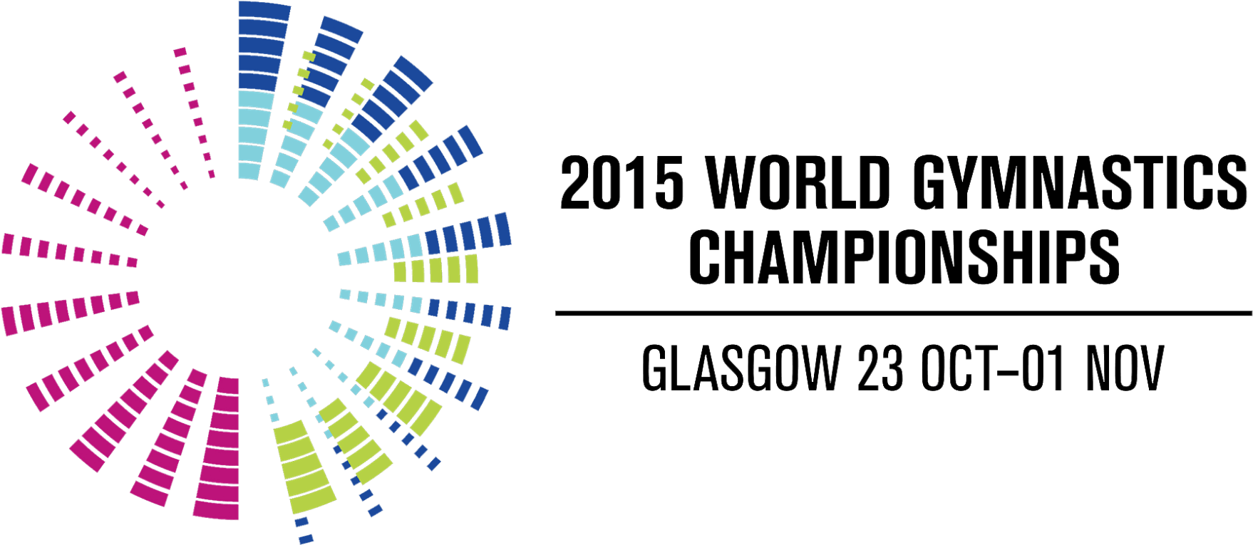 Congratulations To The Canadian Women's Artistic Gymnastics - Gymnastics World Championships Logo (1884x1060), Png Download