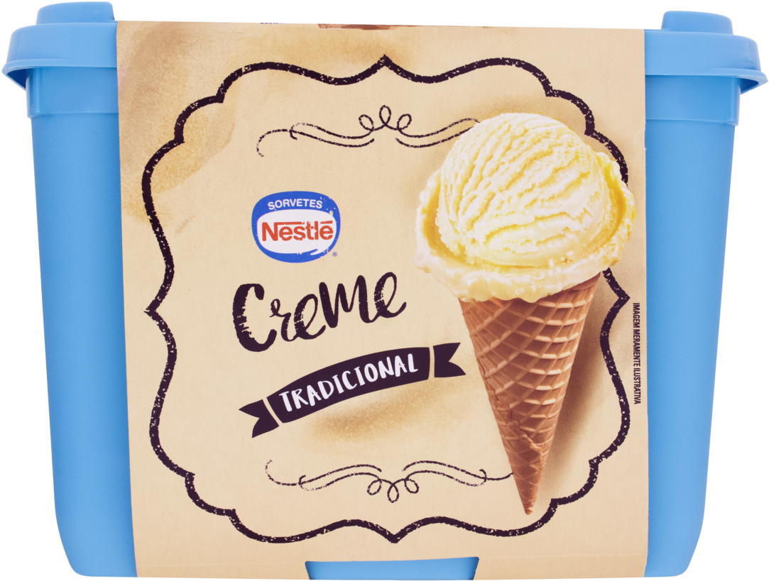 Sorvete Nestlé 1 5l Tradicional (1200x1200), Png Download