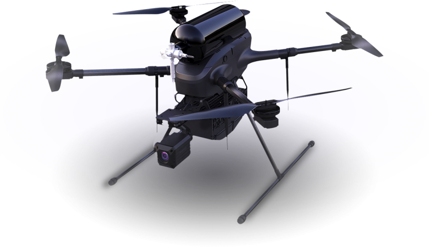 Bshark Launches The Narwhal 2 Hydrogen Drone - Fuel Cell Drone (840x486), Png Download