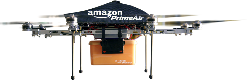 On 60 Minutes, Amazon Ceo Jeff Bezos Unveils An Audacious - Product Delivery With Drones (948x516), Png Download