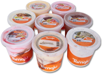 Sorvetes 500ml, 250ml E 120 Ml - Sorvete De Pote Pequeno (442x327), Png Download