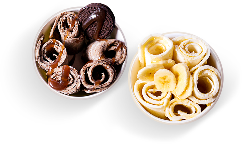 Sabores Ice Cream Roll Sorvete Tailandês - Chocolate (787x470), Png Download