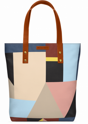 Abstract Geometrical Shapes Classic Tote Bag - Tote Bag (300x420), Png Download