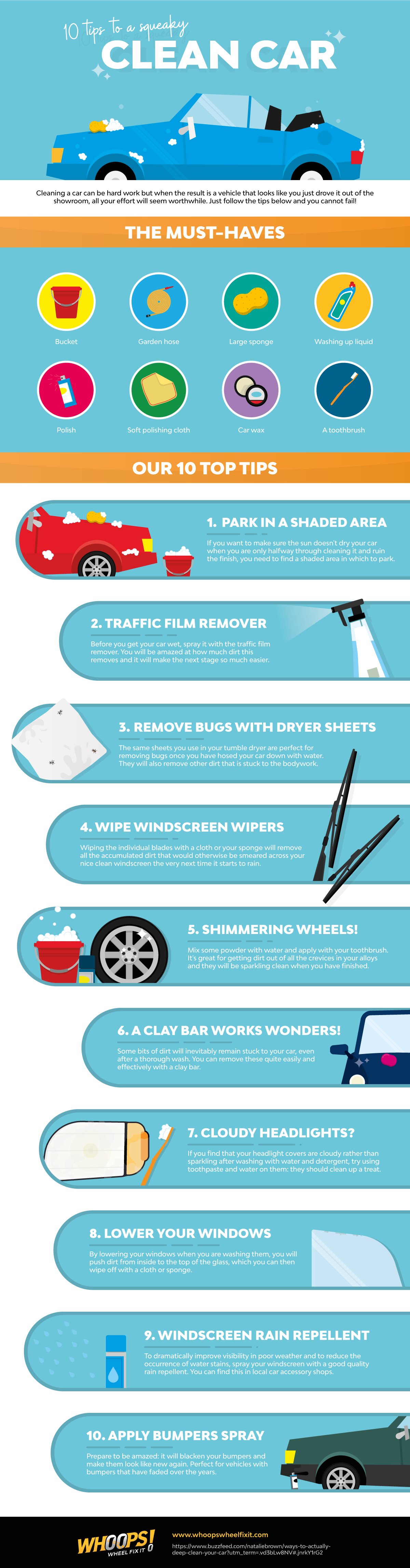 Tips To Keeping Your Car Squeaky Clean - Polish Your Car Infographic (1200x4588), Png Download