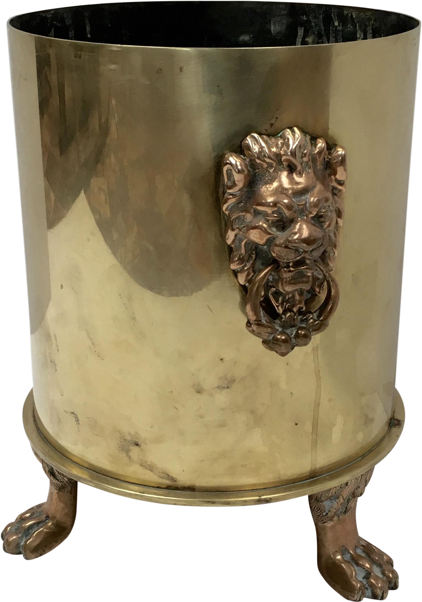 Wwi Brass Shell Casing Champagne Ice Bucket - Bucket (1563x2227), Png Download