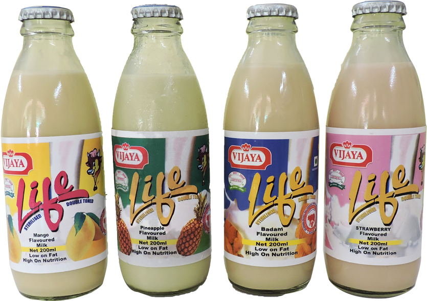Sf Milk Bottles 200ml - Milk Badam Bottle Png (1000x667), Png Download