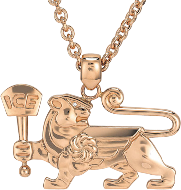 18k Rose Gold Lioness Pendant - Gold (700x700), Png Download