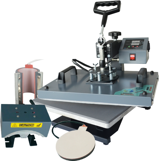 Combo Heat Press 4 In - Prensa 38x38 Color Make (600x600), Png Download