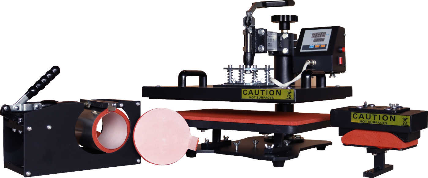 Muti-funtion Heat Press - Heat Press (1398x583), Png Download