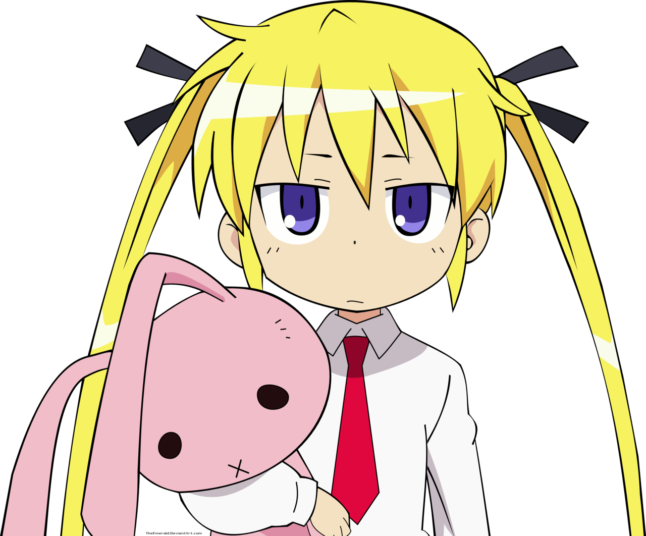 Anime Vector By Emerald-stock - Twin Tail Anime Characters Blonde (1280x1062), Png Download