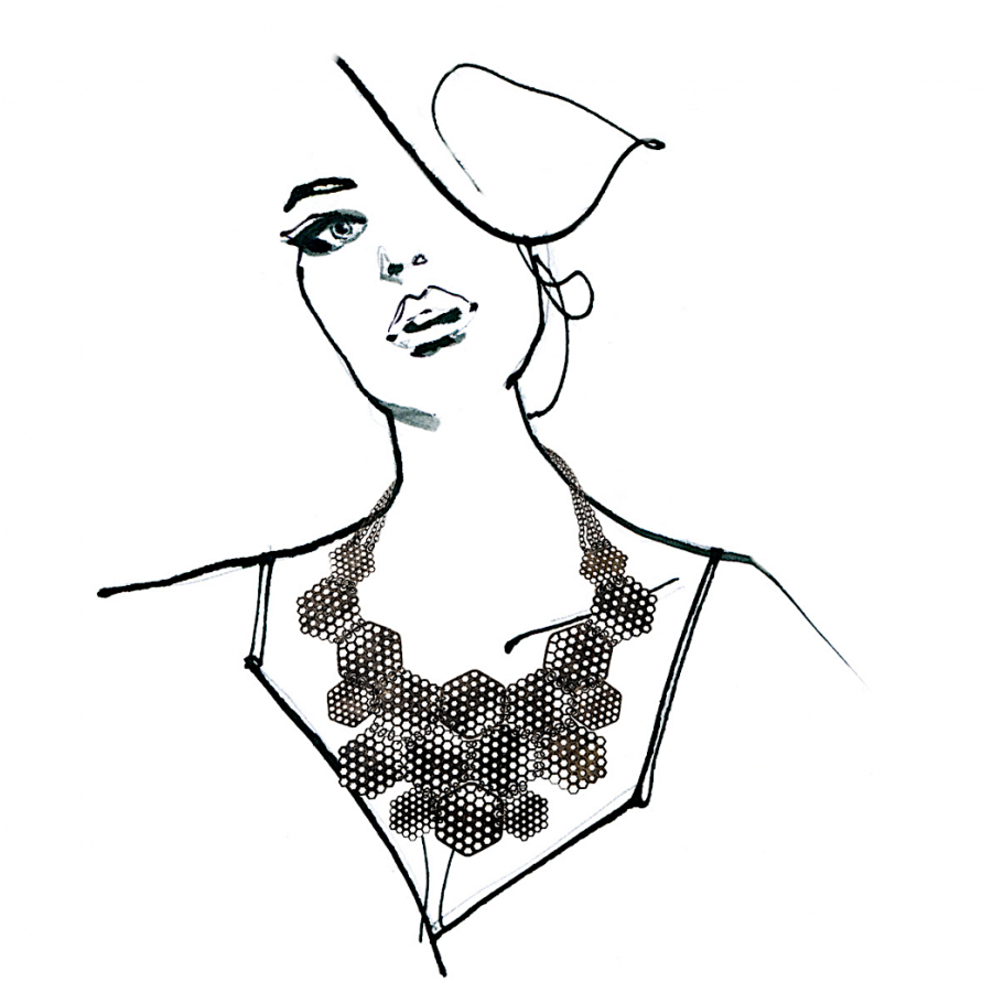 Necklace Apn149-1 - Collection Apis - Necklace (900x1115), Png Download