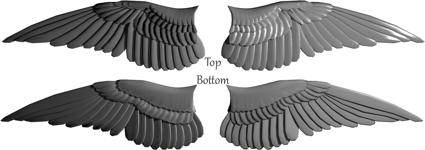 My Character, Trier, Zbrush, Ravens, Wings, Crows Ravens, - Wingspan Cartoon (1505x531), Png Download
