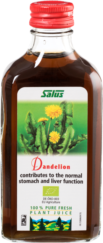 Salus Dandelion Juice - 200 Ml (1000x1001), Png Download