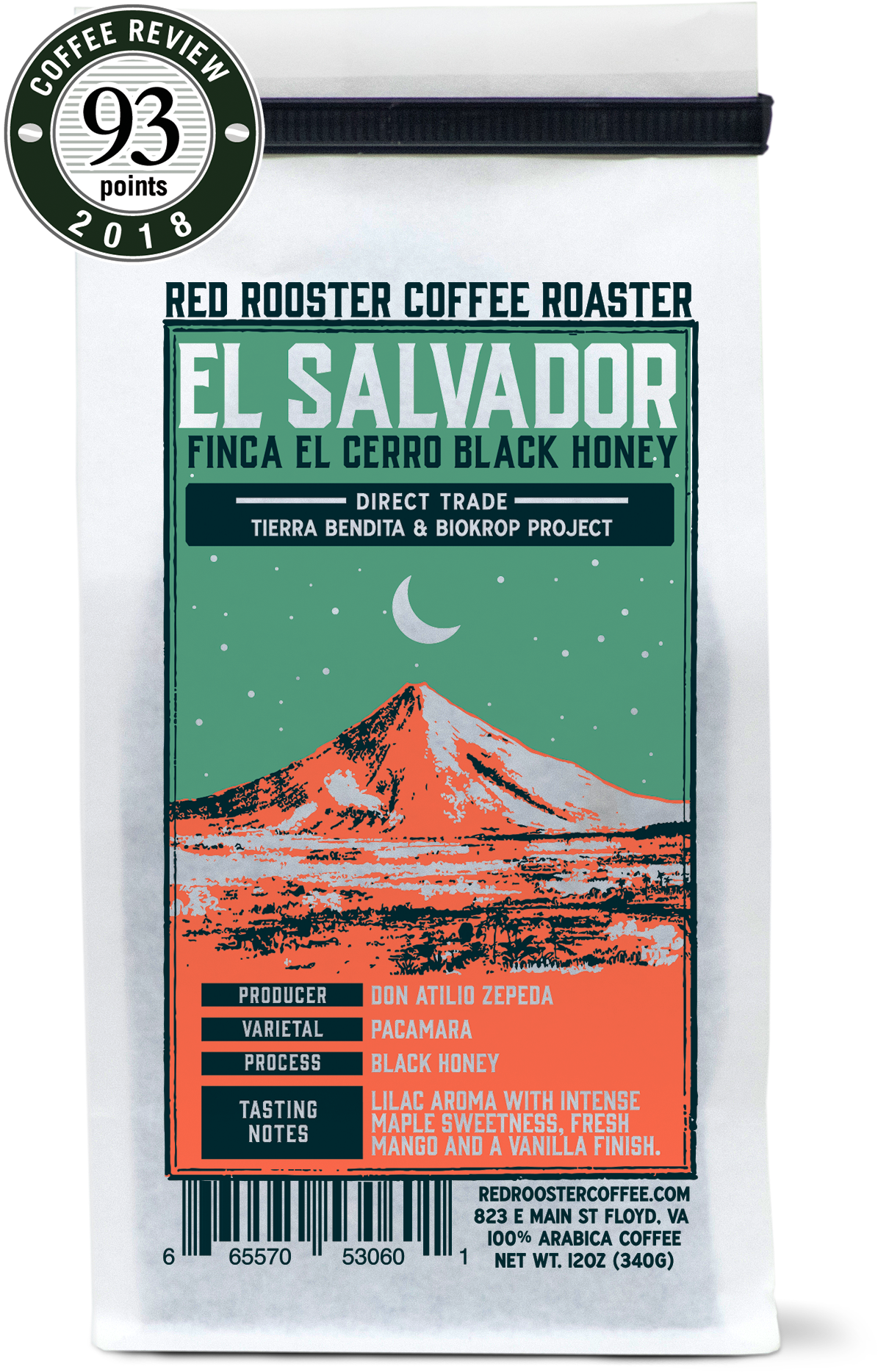 El Salvador Finca El Cerro Black Honey - 12oz,336g Panama Kotowa Shb Coffee Whole Beans (1302x2000), Png Download