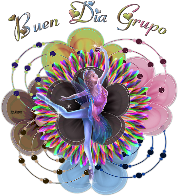 Buendiagrupo19 - Saludo Buen Dia Grupo (573x650), Png Download