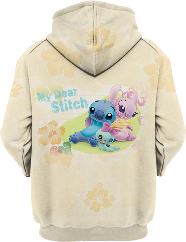 Anime Stitch Lilo Disney Hoodie 3d - Boondocks Hoodie (1045x1044), Png Download