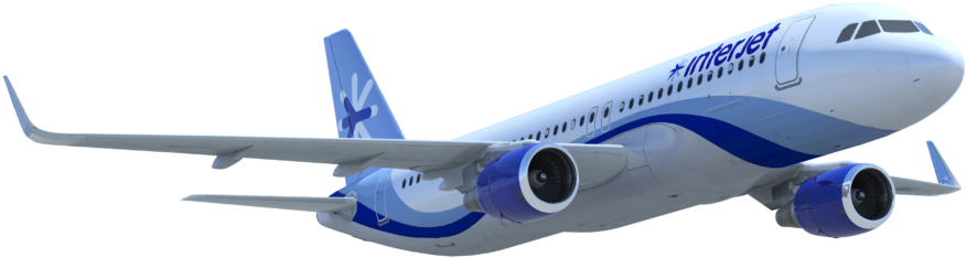 Interjet Inks Multiple Aircraft Ifec Deal With Panasonic - Airbus A320 Png (1024x594), Png Download