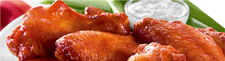 Fried Chicken Wings Are Ripe (980x286), Png Download