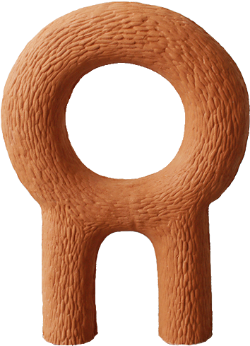 Wood Clay Chairs - Poeme Brut (438x544), Png Download