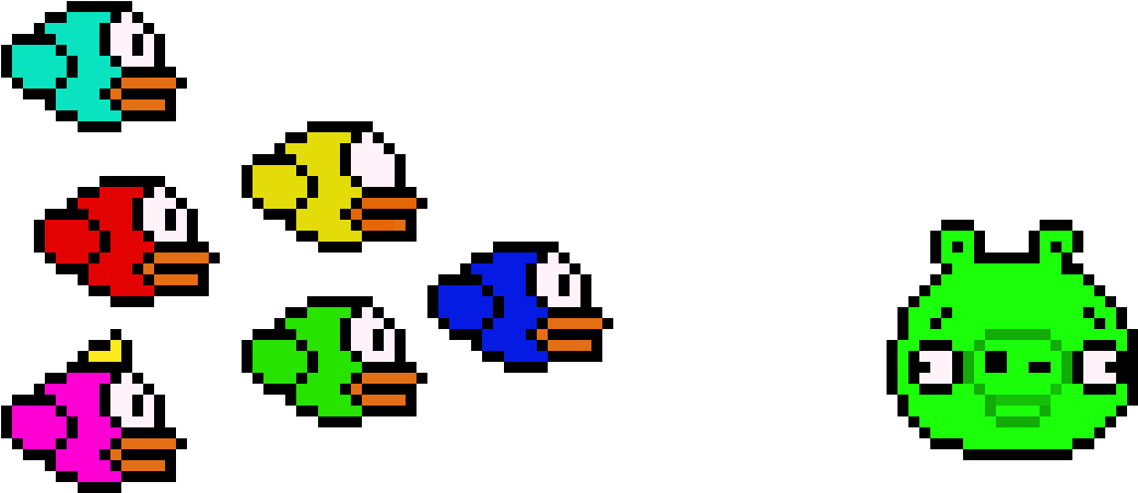 Comic Strip - Flappy Bird (1250x550), Png Download