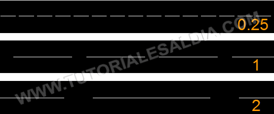 Factor De Escala Global En Tipos De Linea - Autocad (555x231), Png Download