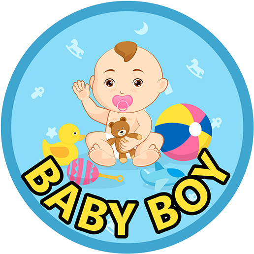 Baby Boy - Baby Shower (595x595), Png Download