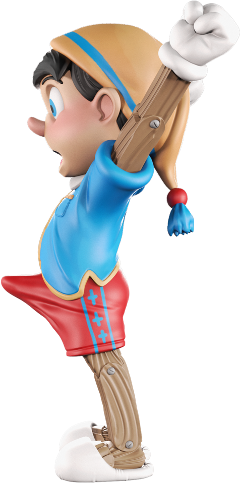 Mighty Jaxx Pinocchio (1000x1000), Png Download