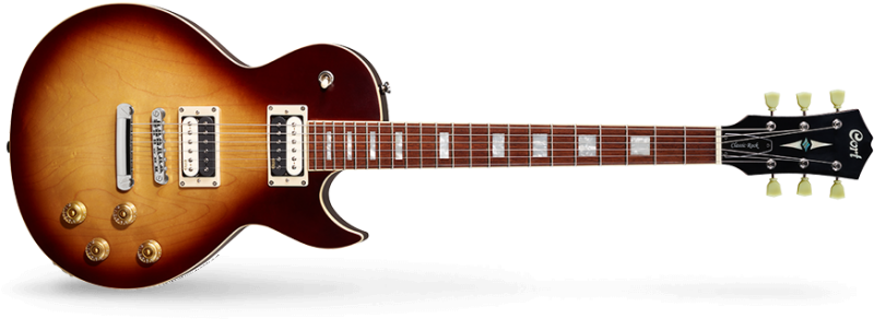 Guitarra Electrica Cort Cr300 Avb - Gibson Les Paul 60s Tribute (900x367), Png Download