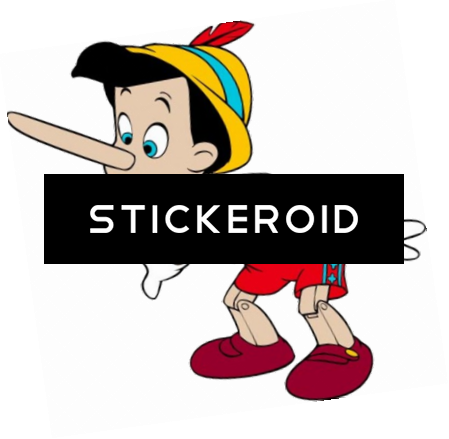 Pinocchio Disney - Pinocchio With Big Nose (449x439), Png Download