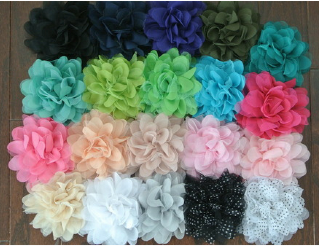 Chiffon Xl Headbands Or Clips - Chiffon (1024x1024), Png Download
