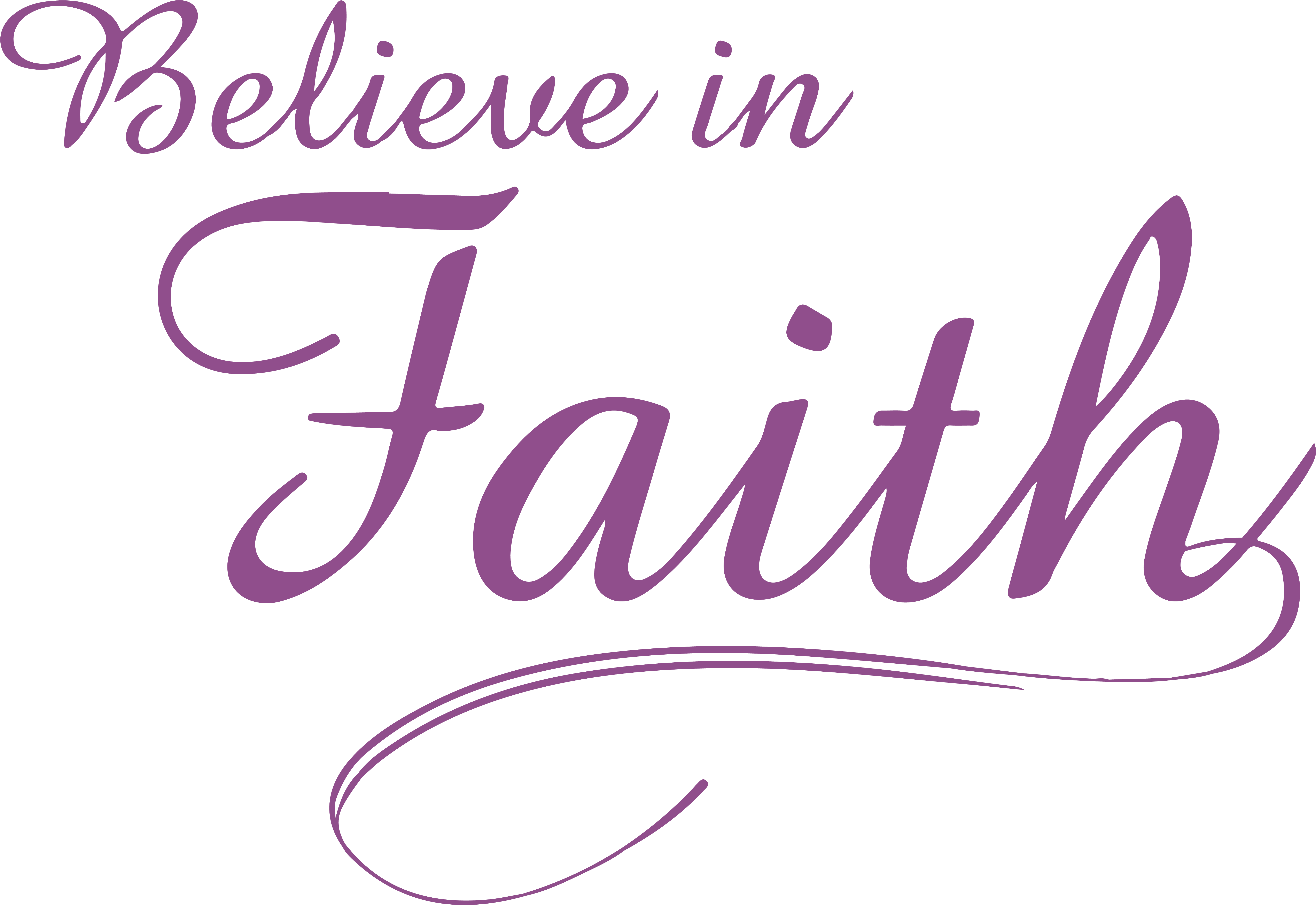 Believe In Faith Vinyl Decal Sticker Quote - Blank Fall Bucket List Printable (6600x4613), Png Download