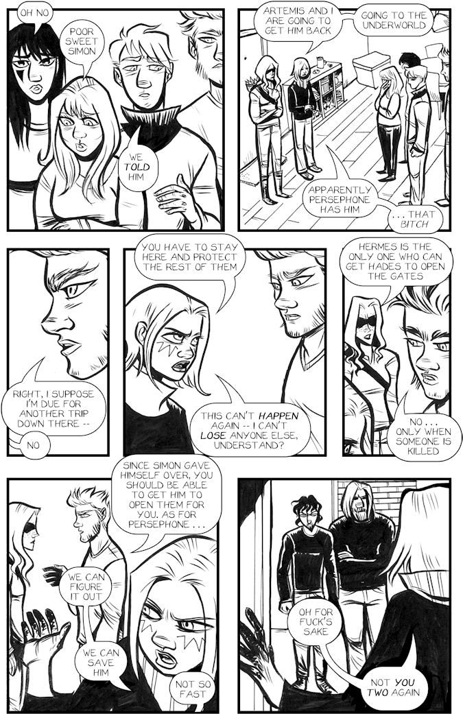 Gods & Undergrads - Comics (700x1072), Png Download