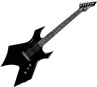 Guitarras En Png Para Texturas Y Blends - Bc Rich Warlock Mk1 (365x363), Png Download