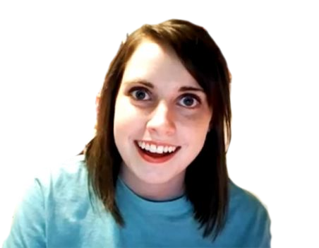 Overly Attached Girlfriend Sprite - Do You Want A Sticker (500x370), Png Download