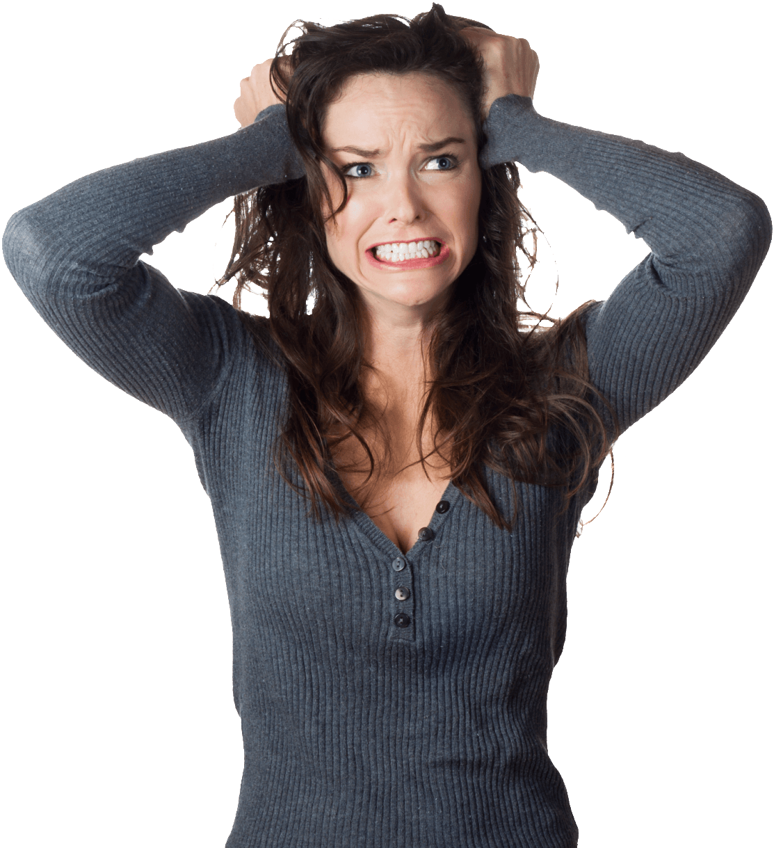 Cleaning Sewage And Water Damage In Aurora, Illinois - Female Angry Client (1600x1252), Png Download