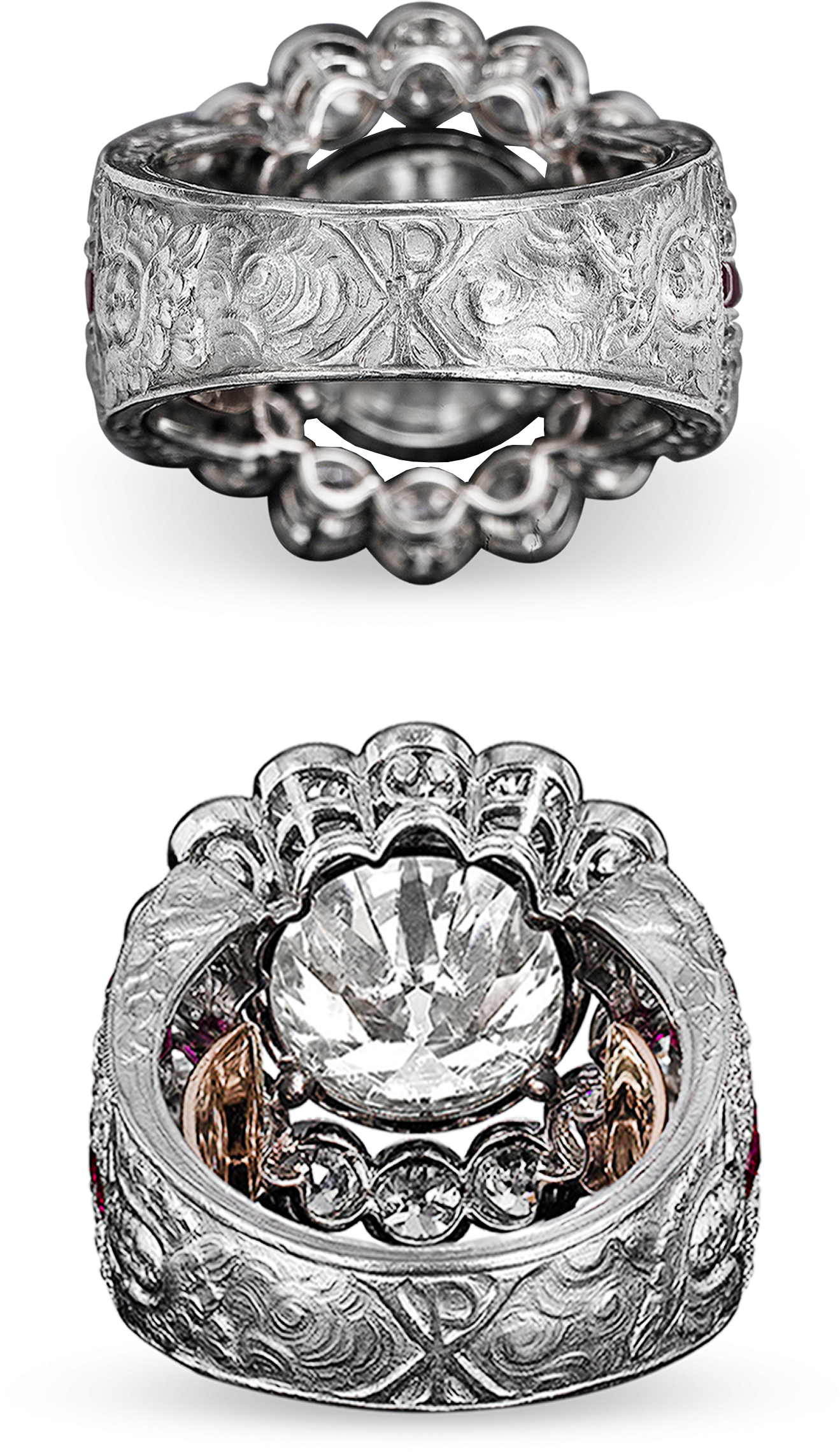 Pope Paul Vi's Diamond Ring - Ring (2000x2500), Png Download